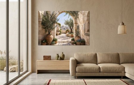 قبة الصخرة مع جرات زيتون